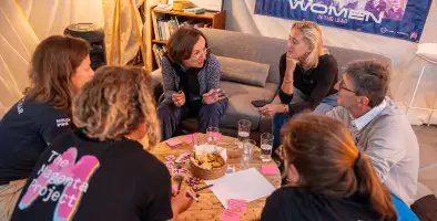 “Keep women (in) sailing”: un événement inédit sur le village du Vendée Globe